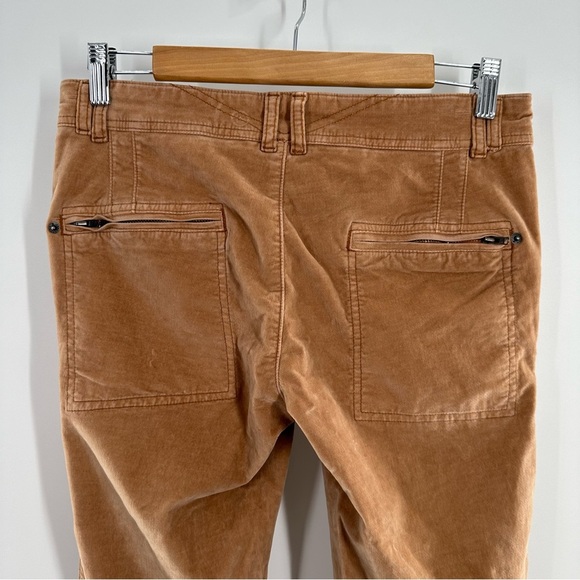 Free People Hit Back Slim Flare Corduroy Amber Pants - Picture 10 of 13